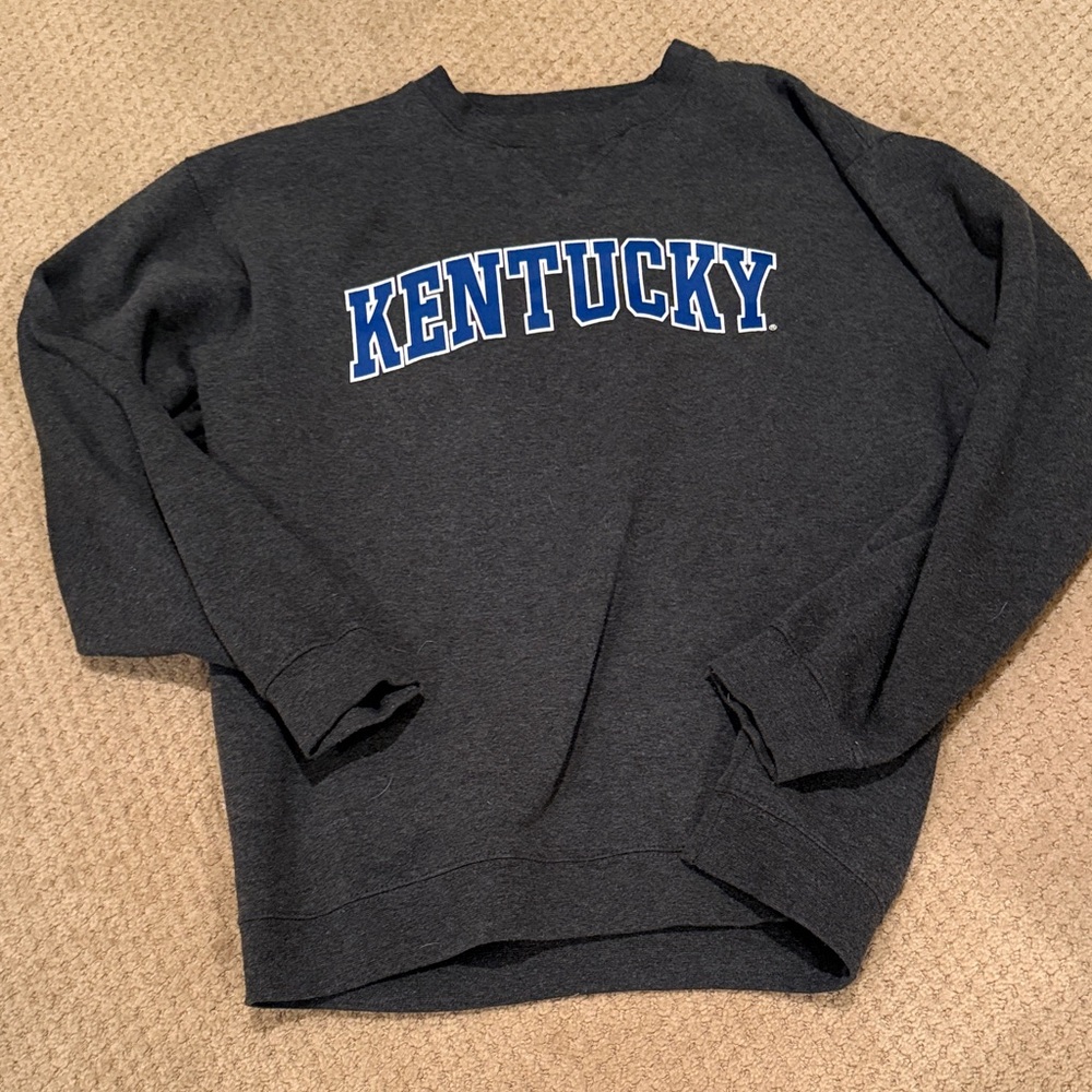 Top of the World Kentucky Men's Dark Gray Crewneck Sweatshirt